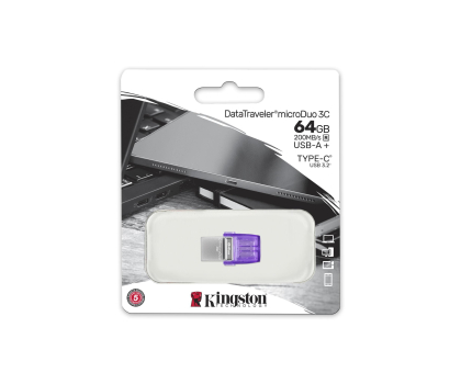 PenDrive Kingston 64GB DataTraveler microDuo 3C 200MB/s